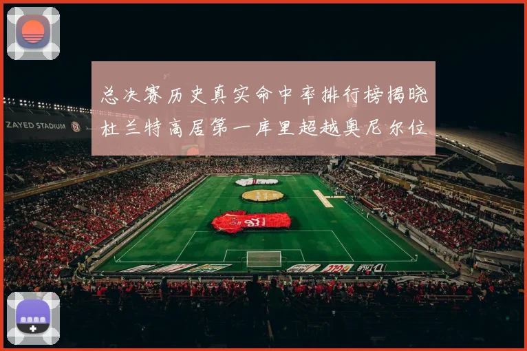 总决赛历史真实命中率排行榜揭晓杜兰特高居第一库里超越奥尼尔位列第十一